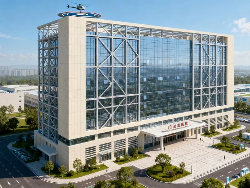 בניין בית חולים טרומי מתכת רב קומות בניין בית חולים טרומי מתכת רב קומות